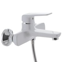 Змішувач для ванни з душем білий MIXXUS OREGON 009 EURO MI5794